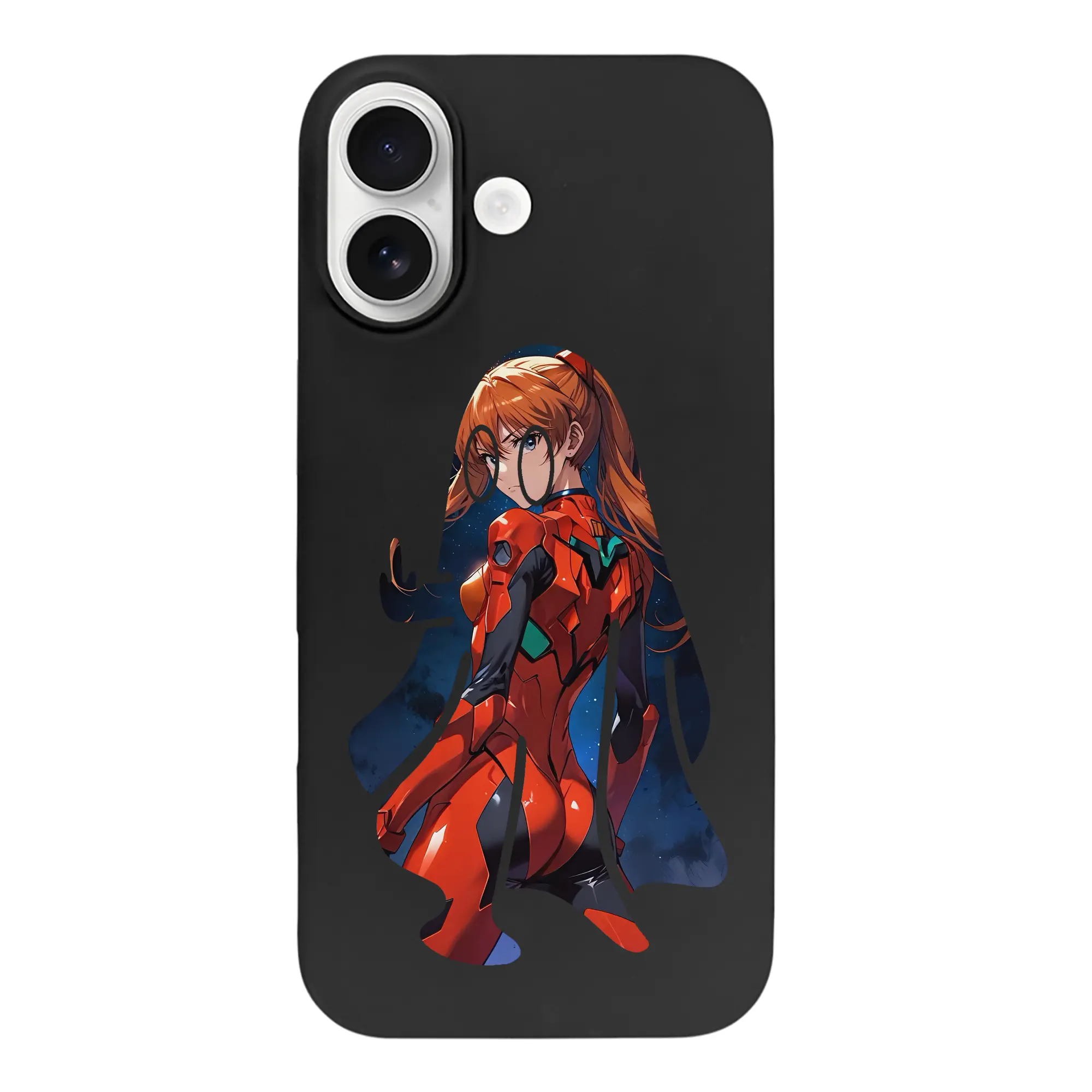 エヴァンゲリオン グッズ,アスカ·ラングレー - iPhone 17 シリーズ シリコンケース 薄型 耐衝撃 指紋防止 ソフトタッチカバー 精密フィット 傷防止 保護ケース iPhone 17/17 Air/17 Pro/17 Pro Max 対応